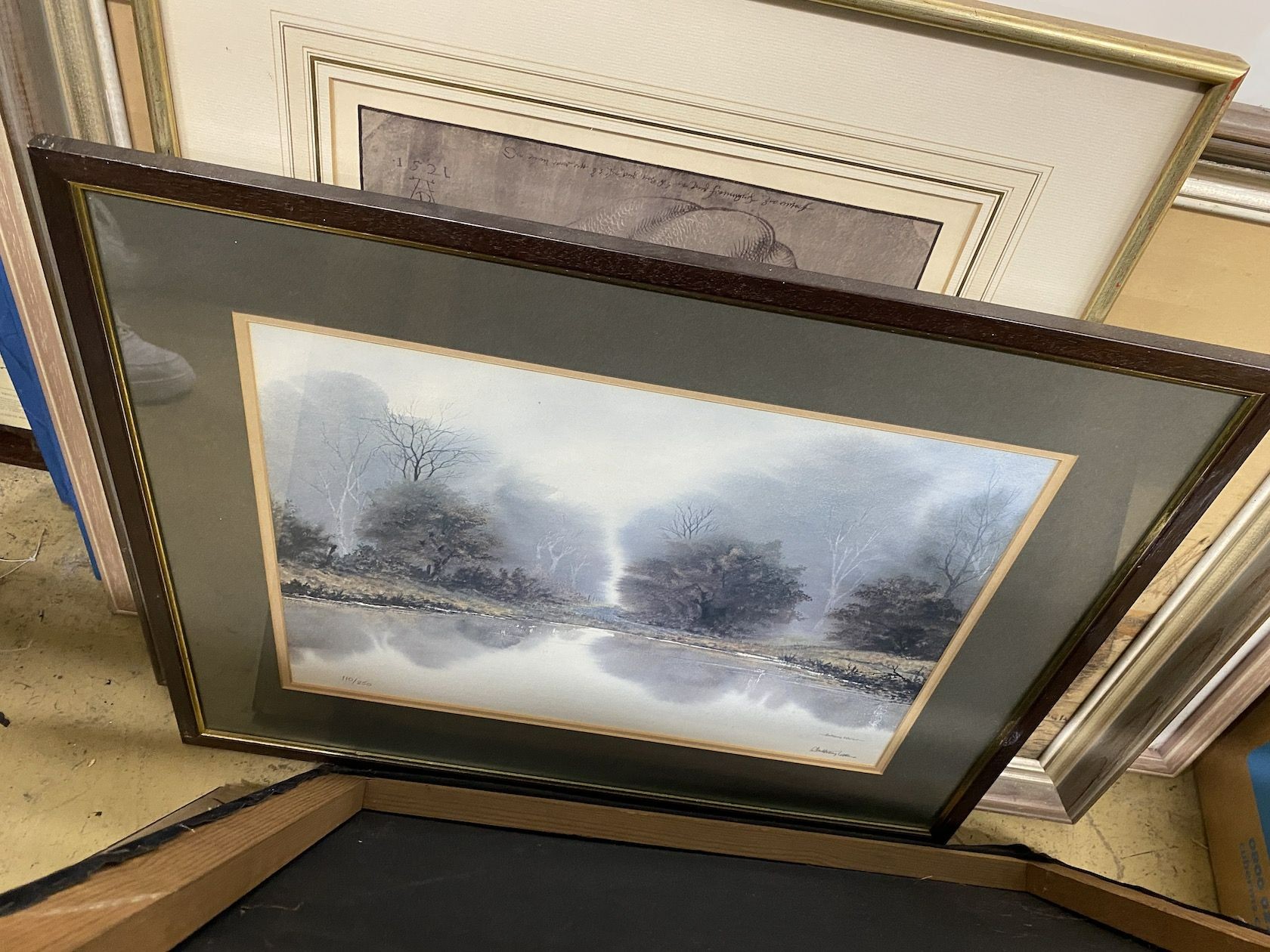 A large quantity of assorted mixed paintings and prints